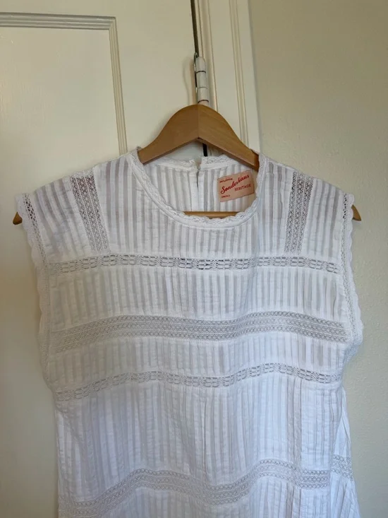 NWT Sonderhaus Margot Dress - Cotton Eyelet Heritage Maxi Dress - Picture 8 of 12